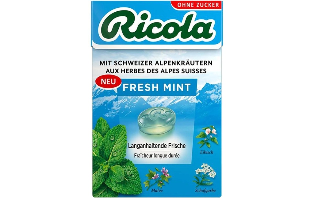 Ricola Bonbons Menthe fraîche 50 g