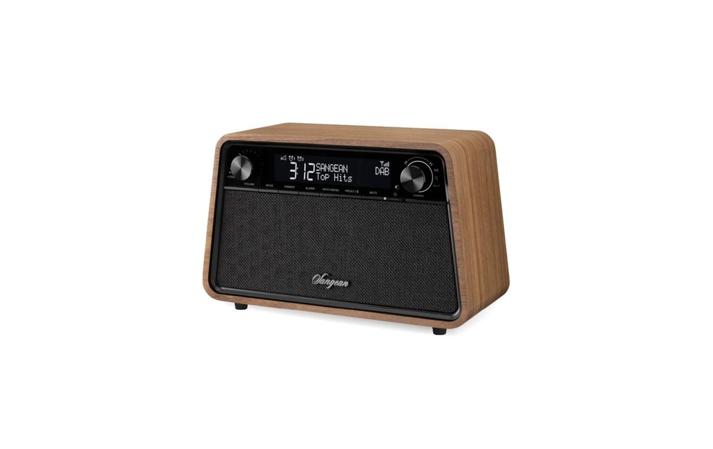 Sangean Radio WR-201D VINTAGE Brun