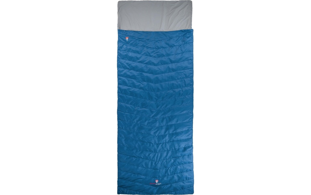 Grüezi Bag Sac de couchage Laine Almhütte 10 °C 195 cm, bleu