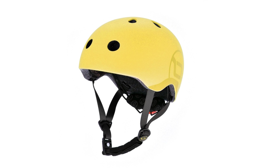 Scoot and Ride Casque pour enfants Lemon Jaune, S-M/51 - 55