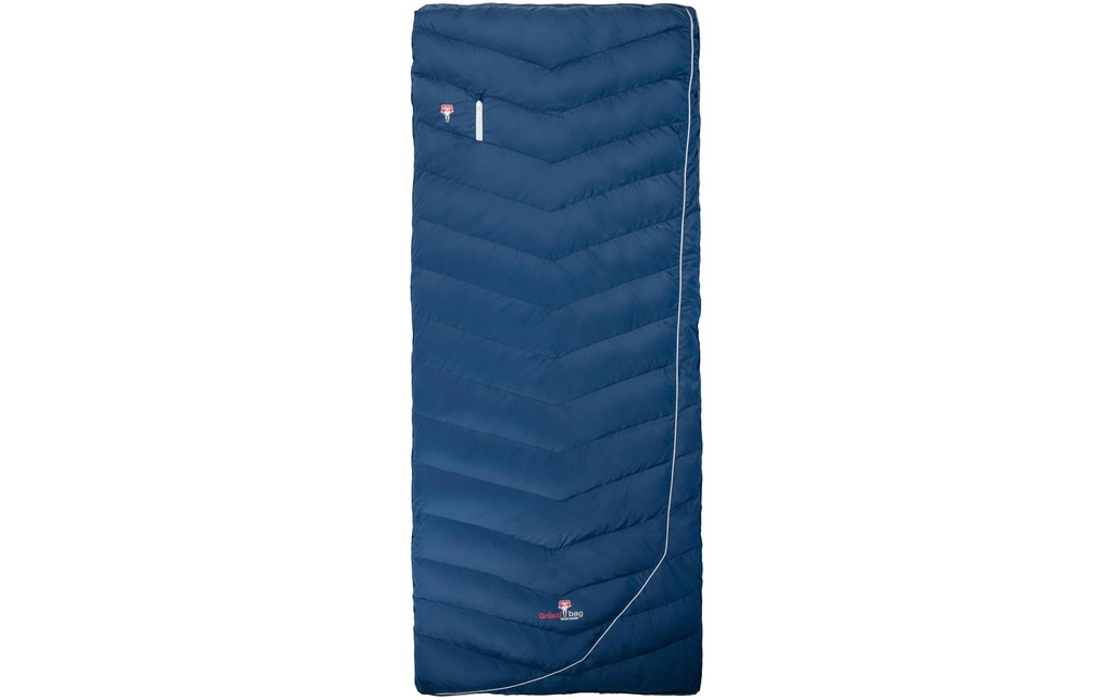 Grüezi Bag Sac de couchage Down Wool 2in1 Comfort 2.0 6°C/14°C L 185 cm, bleu