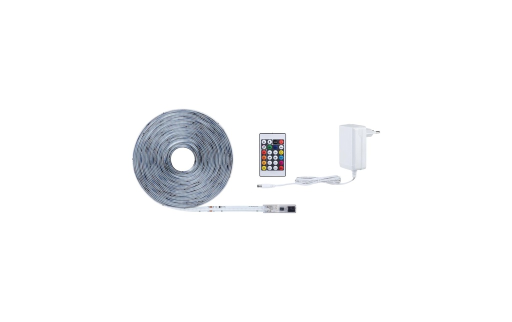Paulmann Ruban à LED Kit complet SimpLED RGBIC, 10m revêtu