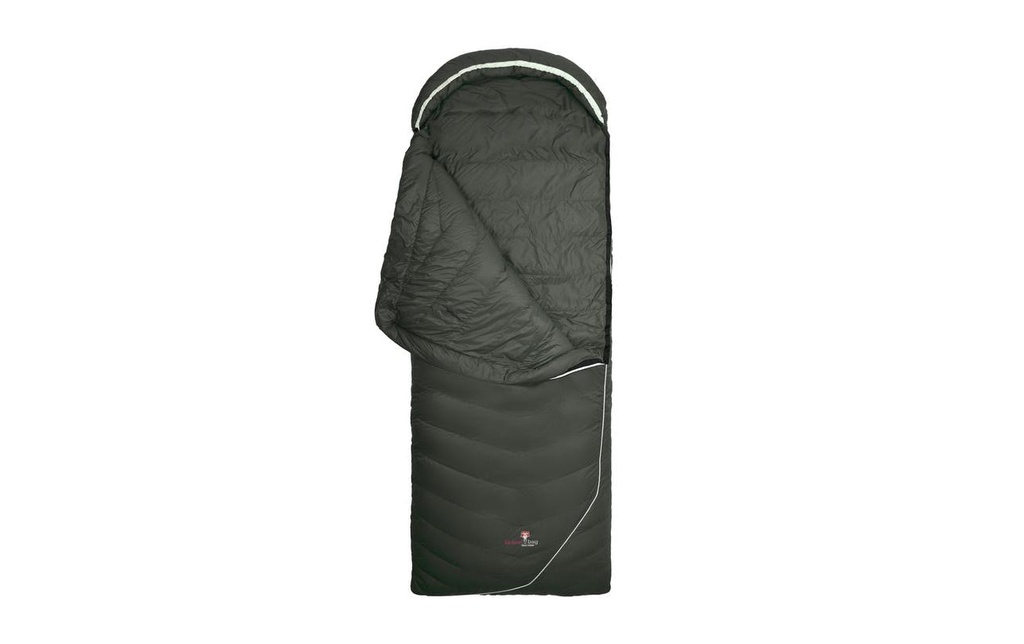 Grüezi Bag Sac de couchage DownWool Summer Comfort 2.0 2 °C L 190 cm, noir