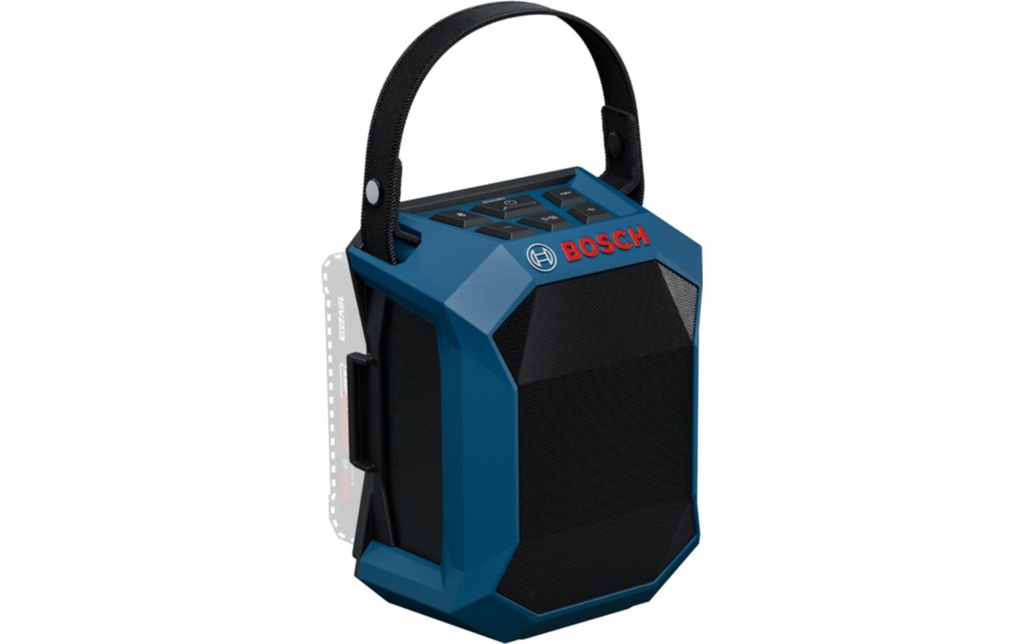 Bosch Professional Haut-parleur Bluetooth PRO GPB 18V-1 C Bleu/Noir