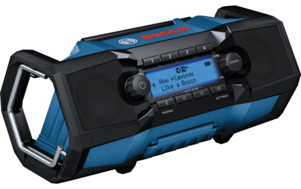 Bosch Professional Radio de chantier PRO GPB18V-3SC Bleu/Noir