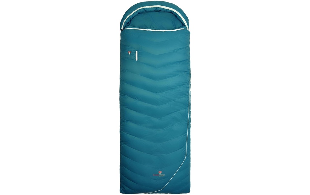Grüezi Bag Sac de couchage DownWool Subzero Comfort 2.0 -1 °C L 185 cm, turquoise