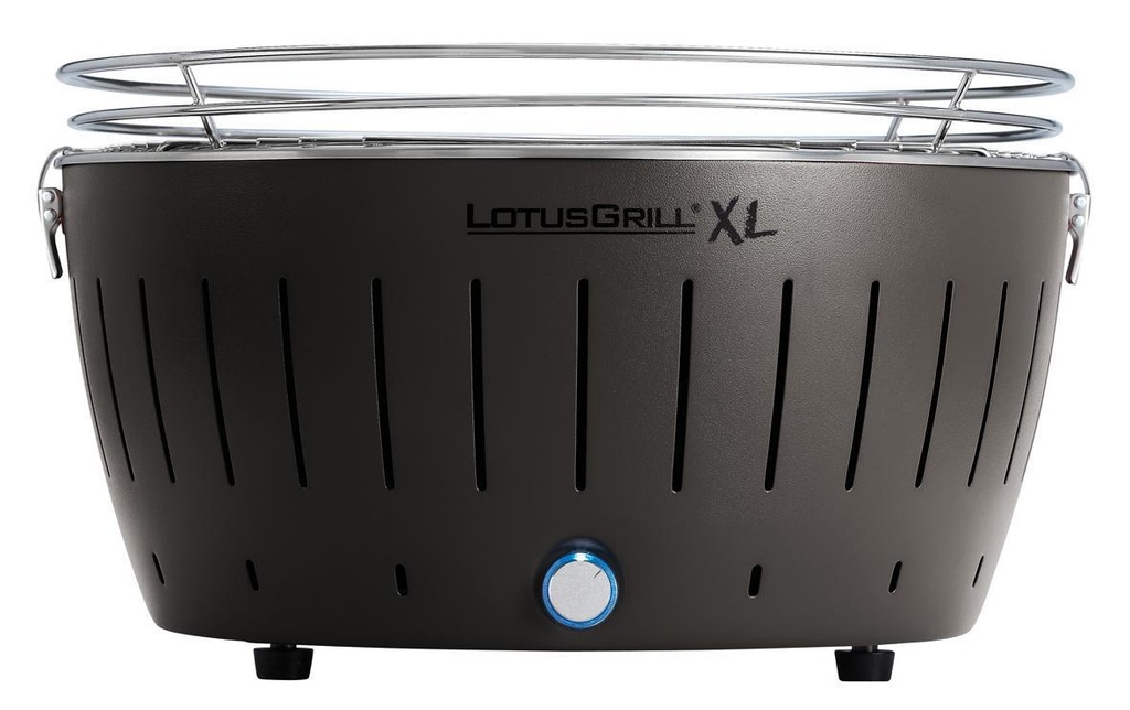 LotusGrill Barbecue de table XL, Gris anthracite, Ø 40.5 cm