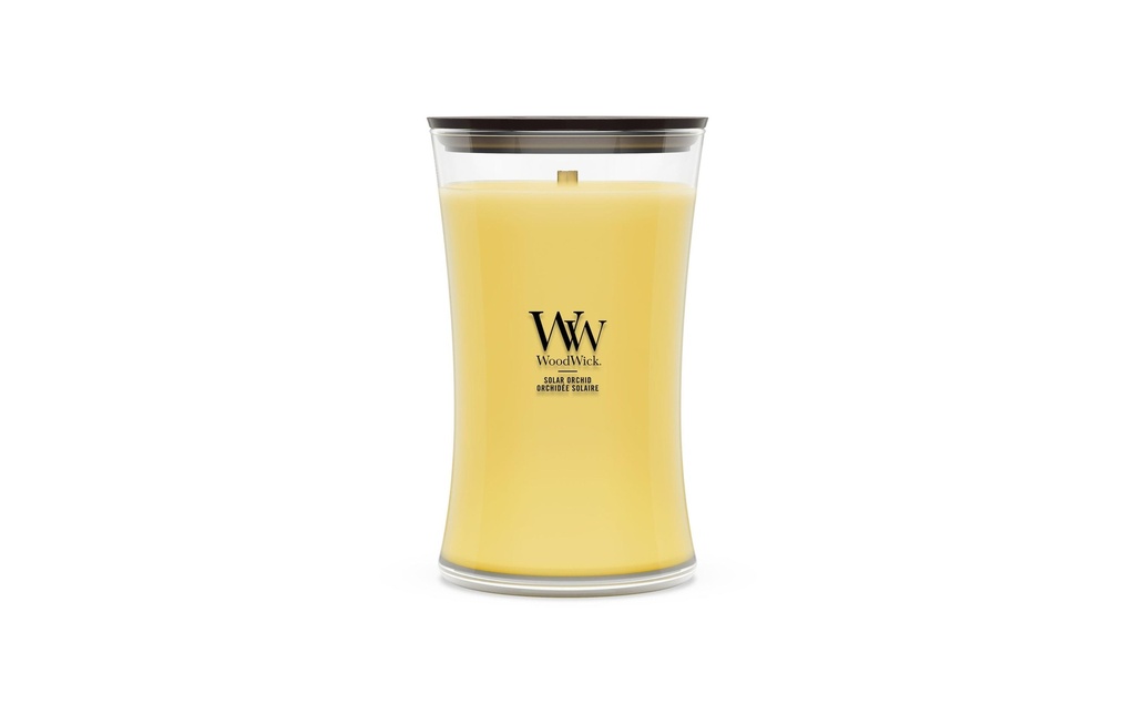 Woodwick Bougie parfumée Solar Orchid Large Jar