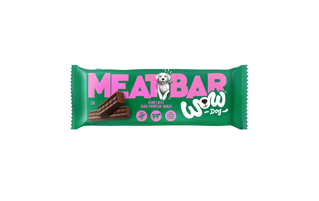 WOW Collation Barres de viande de bœuf 40 g