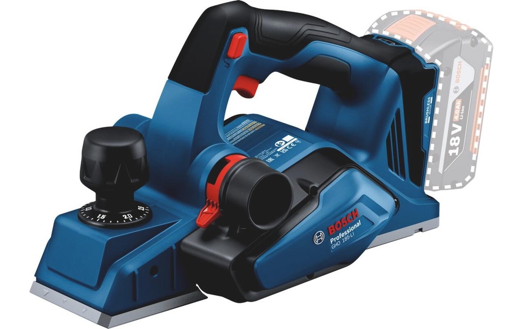 Bosch Professional Rabot sans fil PRO GHO 18V-26 en L-BOXX 238 (sans batterie)