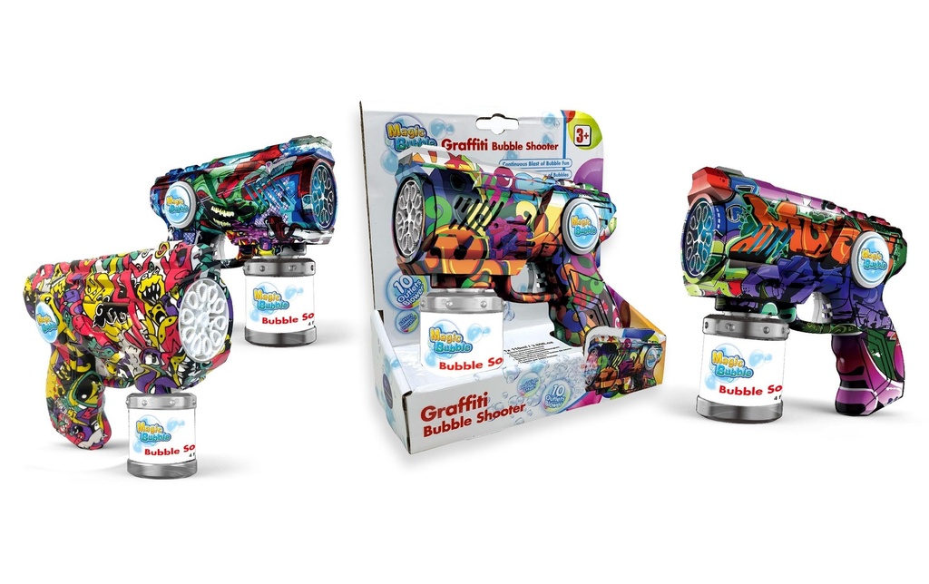 Meili Blaster de graffiti Magic Bubble assortis