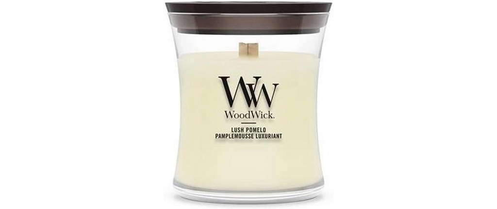 Woodwick Bougie parfumée Lush Pomelo Mini Jar