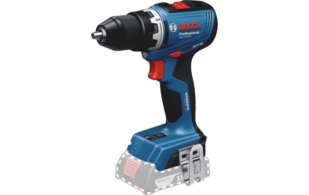 Bosch Professional Perceuse-visseuse sans fil PRO GSR 18V-65 en L-BOXX (sans batterie)