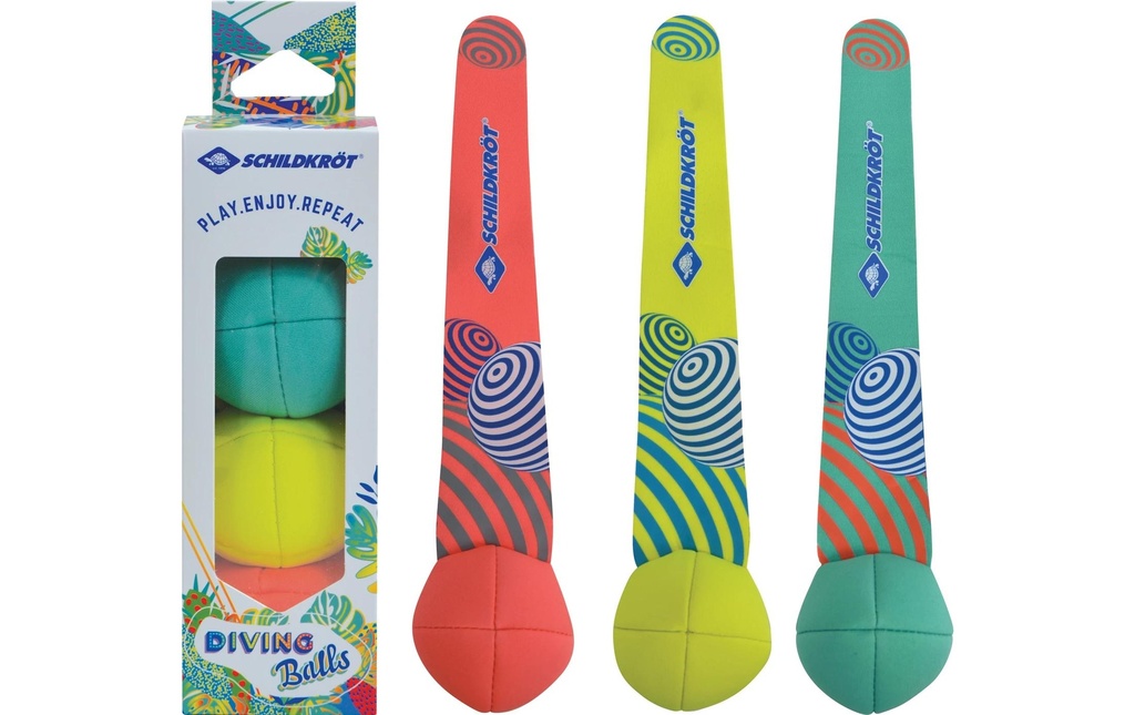 Schildkröt Funsports Schildkröt Balles de plongée en néoprène 3 pièces (design plage)