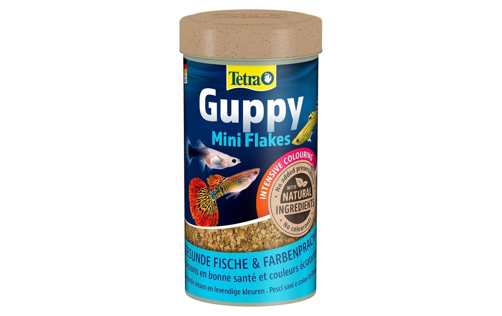 Tetra Aliment principal Miniflocs pour guppys 250 ml