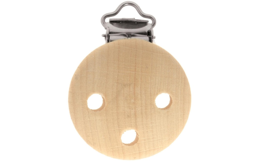 Glorex Collier de dentition Glorex Bois, 35 mm, 1 pce, naturel