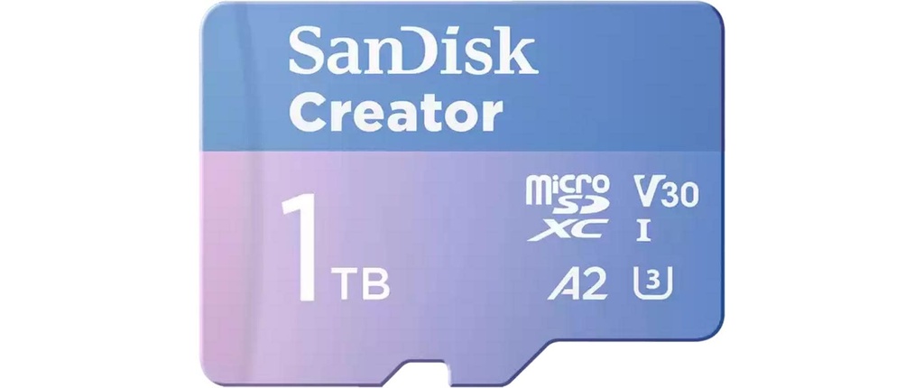 SanDisk Carte microSDXC Creator UHS-I 1000 GB