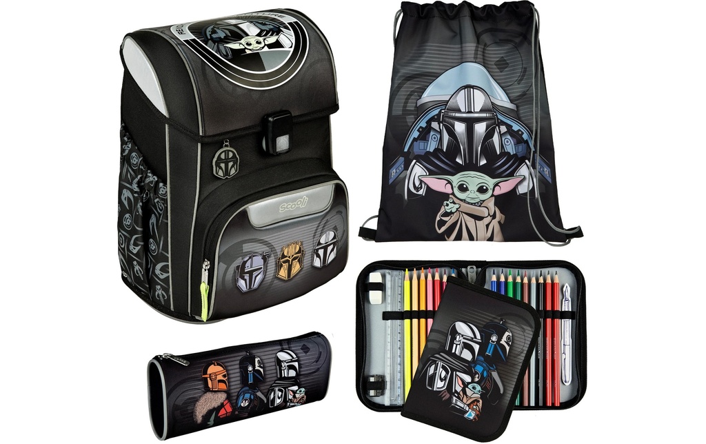 Scooli Ensemble de sacs à dos pour l’école EasyStart Star Wars, 5 pièces