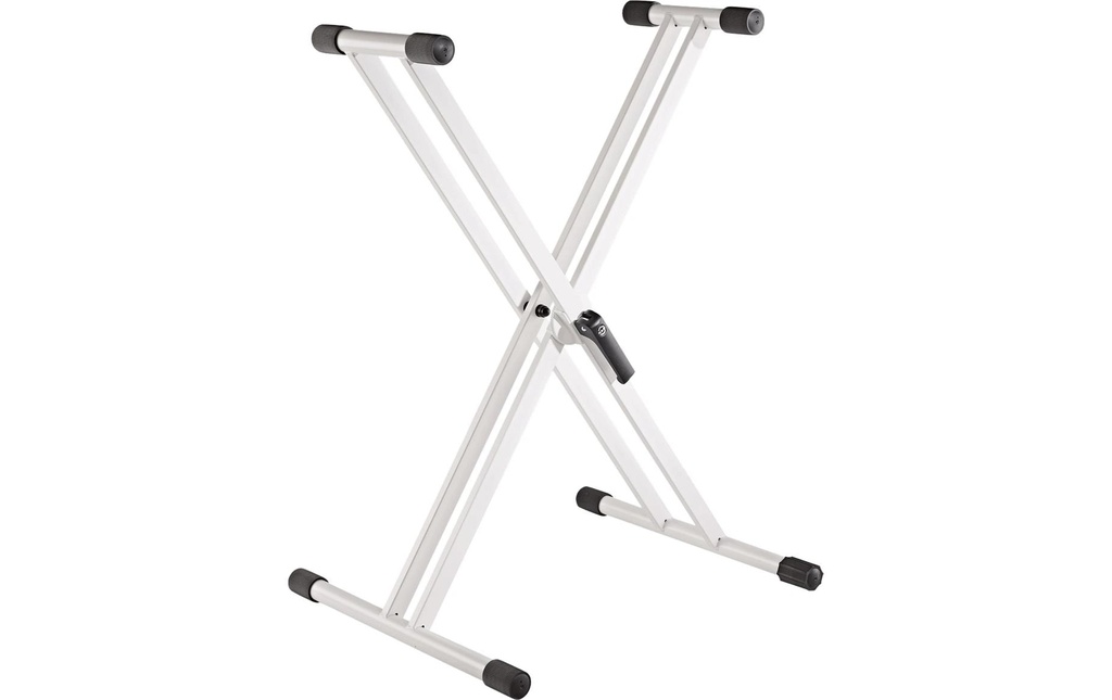 K&M Supports pour clavier 18993 Rick 20 Blanc