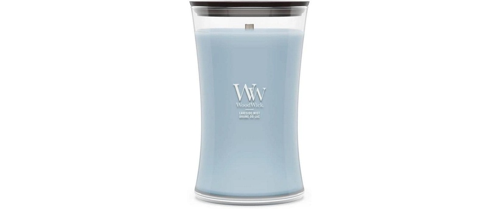 Woodwick Bougie parfumée Lakeside Mist Large Jar
