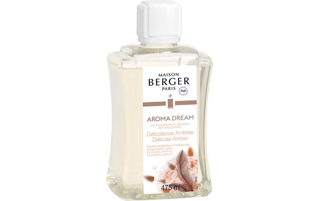 Maison Berger Huile parfumée Aroma Dream – Délicatesse Ambrée 475 ml