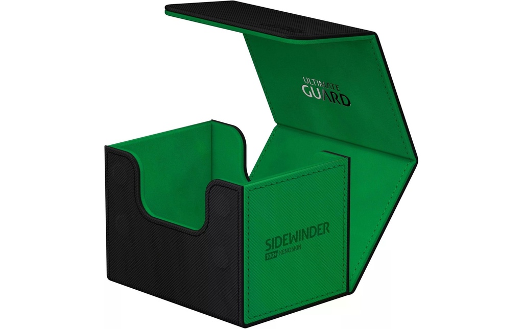 Ultimate Guard Boîte à cartes XenoSkin Synergy Sidewinder 100+ Noir/vert