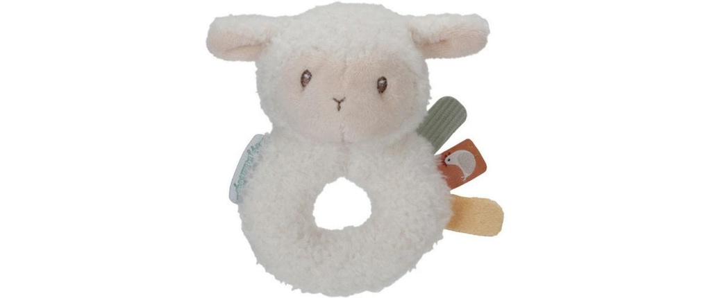 Little Dutch Hochet Mouton Little Farm Hochet Mouton polyester blanc