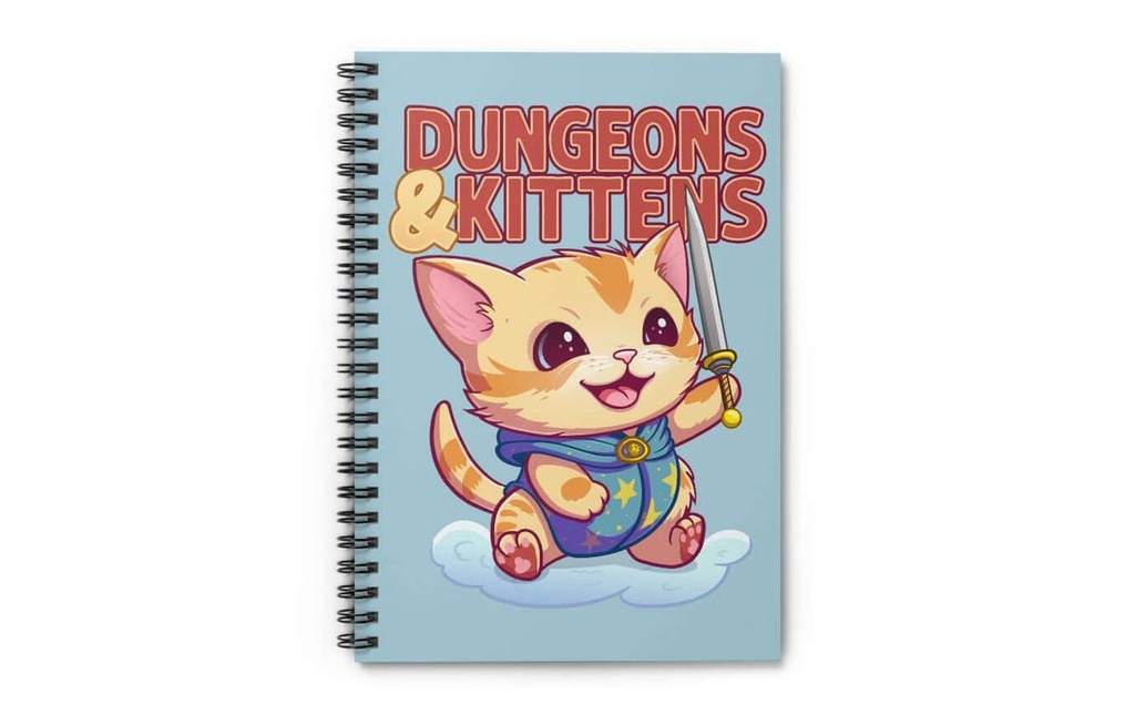 Glass Staff Carnet de notes Dungeons & Kittens Multicolore