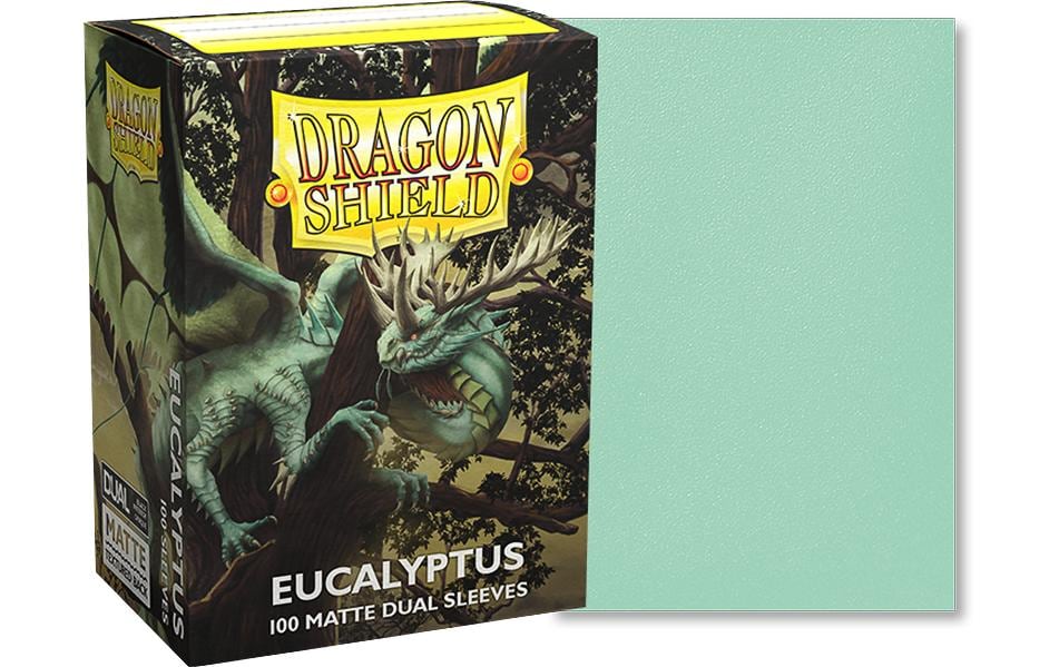 Dragon Shield Étui à cartes Dual Matte: Eucalyptus Taille standard 100