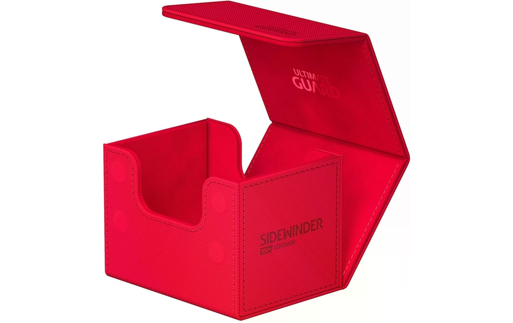 Ultimate Guard Boîte à cartes XenoSkin Sidewinder Monocolor 100+ Rouge