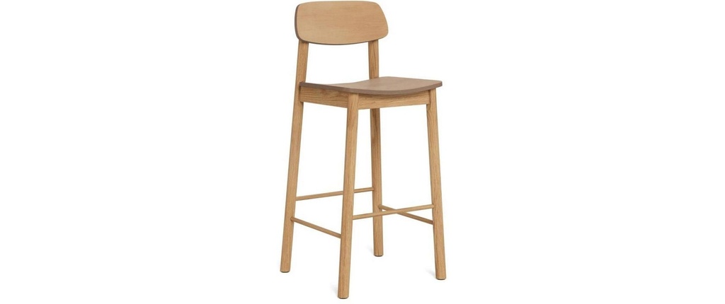 AC Design Tabouret de bar Barlow 43.5 x 105 cm, marron
