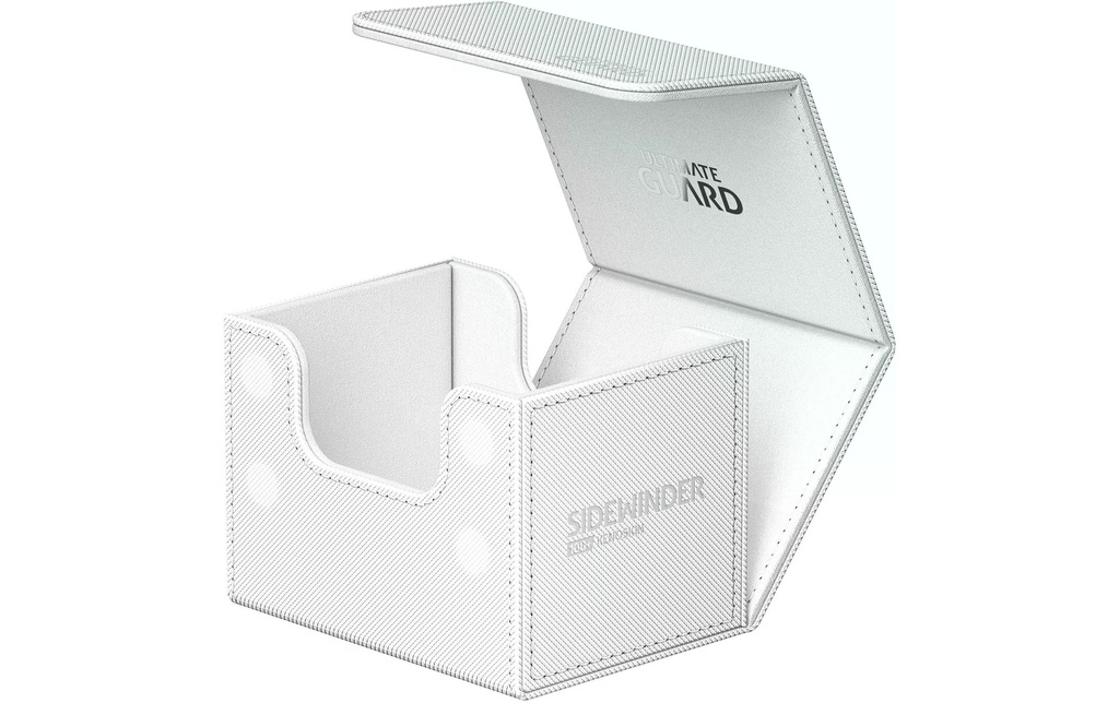 Ultimate Guard Boîte à cartes XenoSkin Sidewinder Monocolor 100+ Blanc