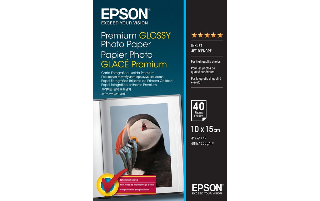 EPSON Epson Prem.GlossyPap. 10x15cm (40 pces)