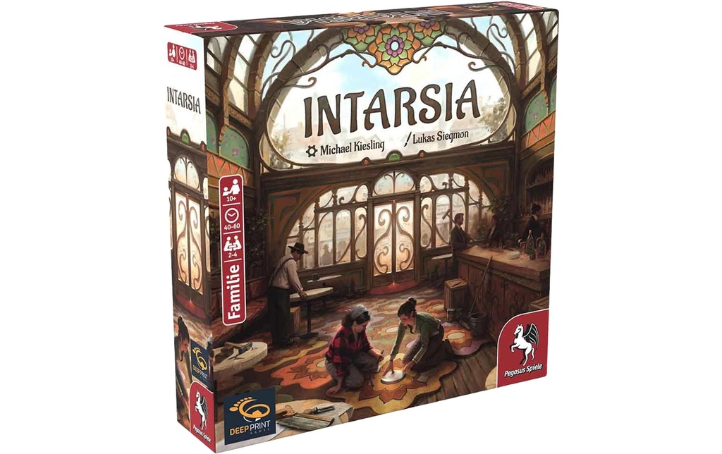 Pegasus Spiele Jeux pour la famille Intarsia -DE-
