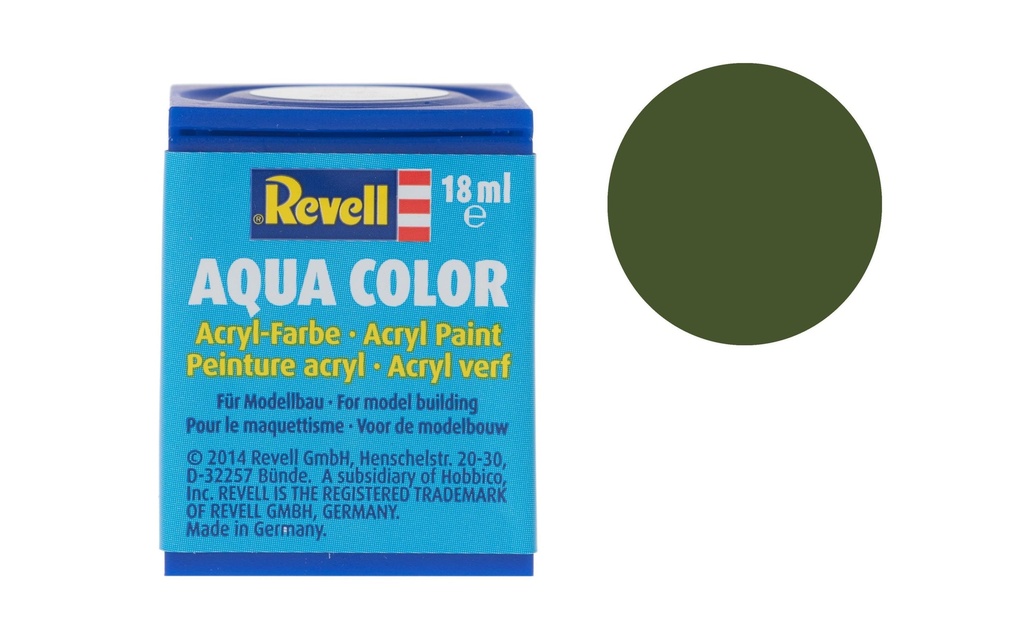 Revell Peinture acrylique 36 361 vert olive soyeux mat