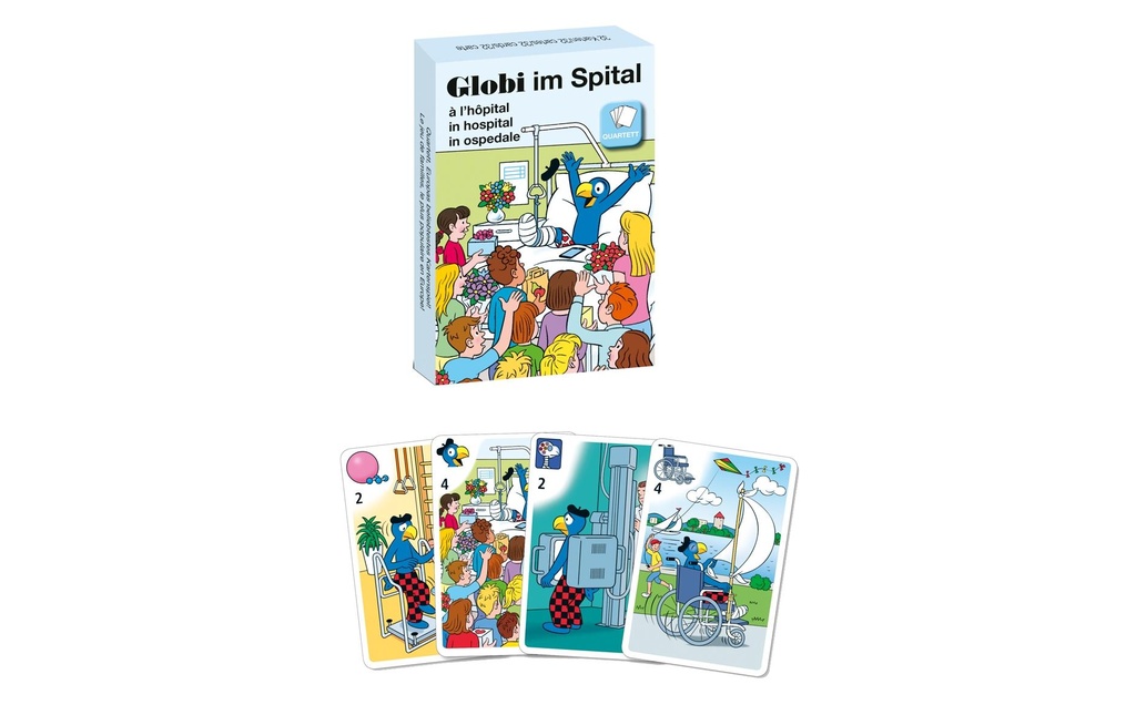 AGM Jeux d’enfant Quartett: Globi à l'hôpital