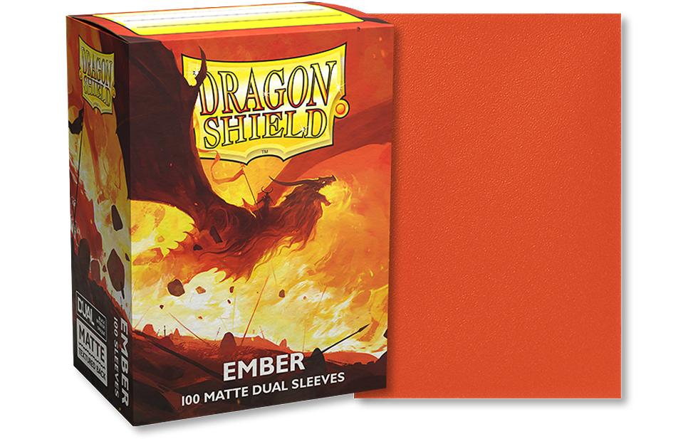 Dragon Shield Étui à cartes Dual Matte: Ember Taille standard Orange 100