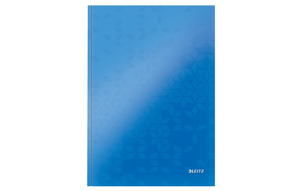 LEITZ Livre note WOW A4 ligné, bleu (160 pces)