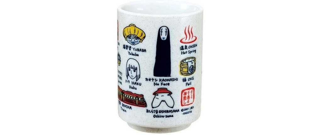 Benelic Le voyage de Chihiro au pays des merveilles Mug de thé japonais