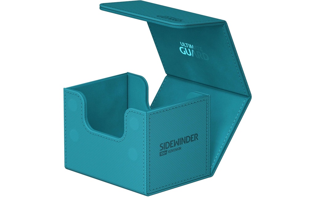 Ultimate Guard Boîte à cartes XenoSkin Sidewinder Monocolor 100+ Bleu pétrole