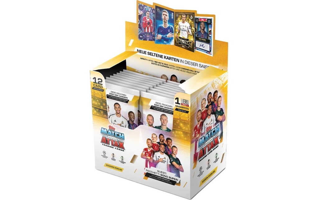 Topps Match Attax UEFA Champions League Booster Display 2025/26