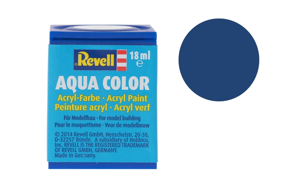 Revell Peinture acrylique 36 156 bleu mat