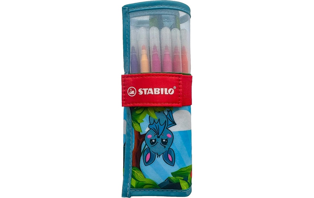 STABILO Set roller POWER Animal bleu (18 pces)
