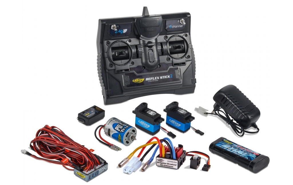 Carson Kits de démarrage RC Reflex Stick 2 Camion 6 canaux