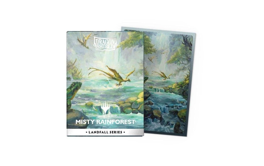 Dragon Shield Étui à cartes Dual Matte MTG Misty Rainforest, 63 x 88 mm