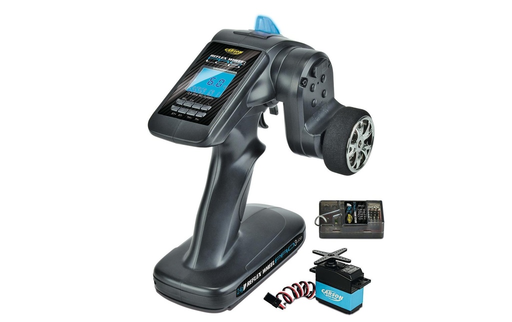Carson Télécommande Reflex Wheel Pro 3 LCD Marine avec récepteur