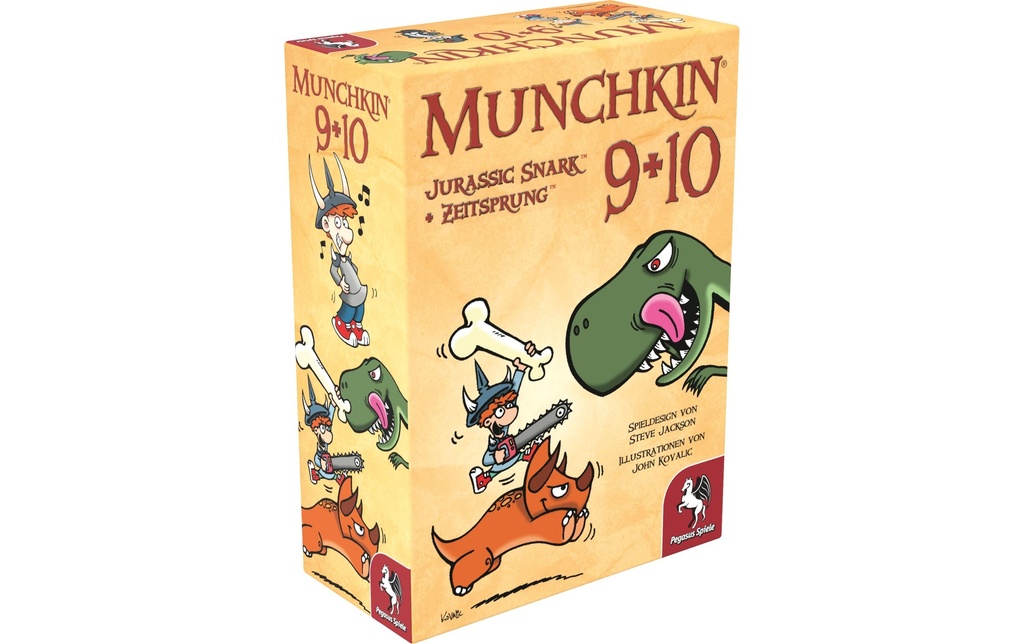 Pegasus Spiele Jeux de cartes Munchkin 9+10 (extension) -DE-