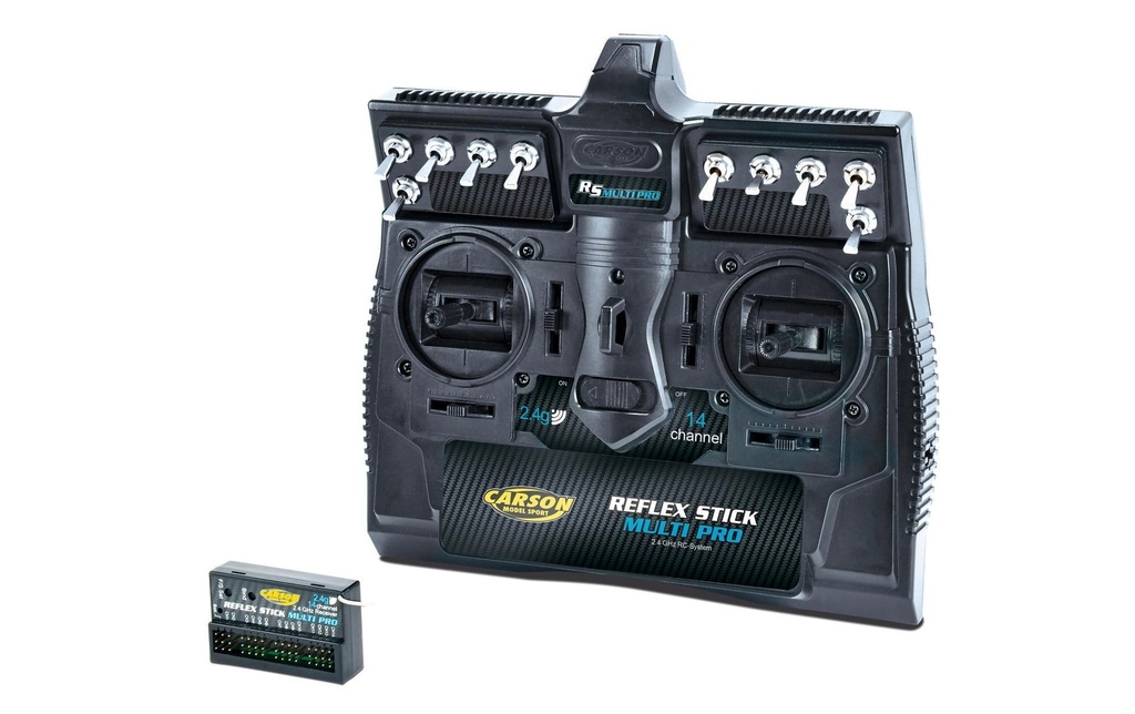 Carson Télécommande Reflex Stick Multi Pro 14 canaux avec récepteur