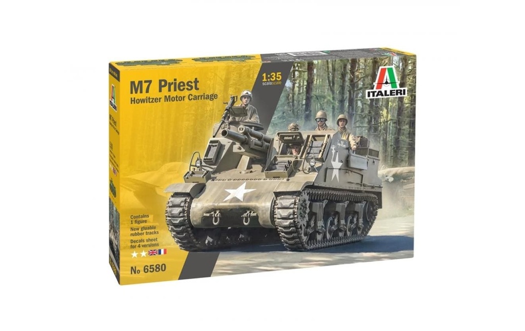 Italeri Kits de montage US M-7 Priest Howitzer S 1:35