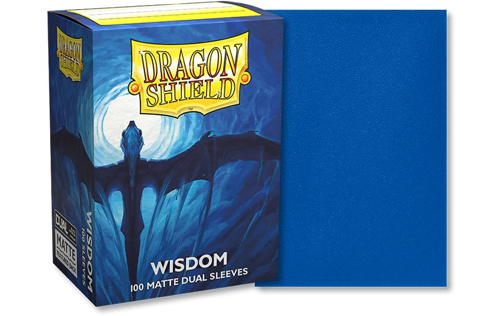 Dragon Shield Étui à cartes Dual Matte: Wisdom Taille standard Bleu 100